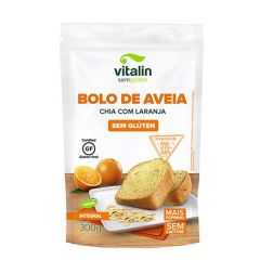 MISTURA BOLO VITALIN AVEIA CHIA COM LARANJA S/GLÚTEN 300G