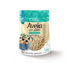 AVEIA FLOCOS GROSSOS S/GLÚTEN CROCK 200G