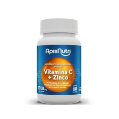 VITAMINA C + ZINCO 60CAPS 1100MG APISNUTRI