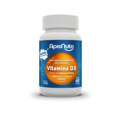 VITAMINA D3 2000UI 60 CAPS APISNUTRI