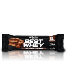 BARRA PROTEINA BEST WHEY 15G PROTEIN CHOCOLATE CROCANTE