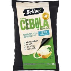 SNACKS BELIVE CEBOLA E SALSA 35G