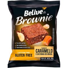 BROWNIE BELIVE CARAMELO E CASTANHA 40G