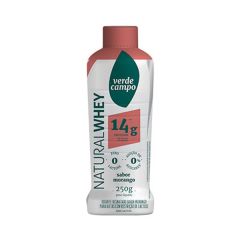 IOGURTE VERDE CAMPO WHEY 14 MORANGO 250G