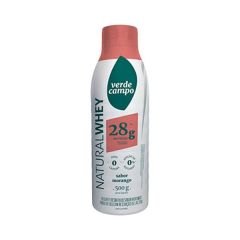 IOGURTE VERDE CAMPO WHEY 30 MORANGO 500G
