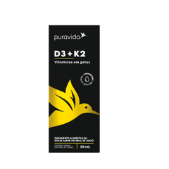 VITAMINA D3 + K2 GOTAS PURA VIDA 20ML