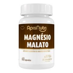 MAGNESIO MALATO 60CAPS 600MG APISNUTRI