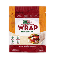 TORTILHA WRAP CASA RIGANI S/GLÚTEN 220G