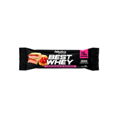 BARRA PROTEINA BEST WHEY 15G PROTEIN CHEESECAKE MORANGO