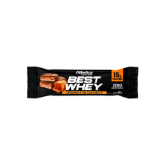 BARRA PROTEINA BEST WHEY 15G PROTEIN CROCANTE CARAMELO