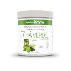 CHÁ VERDE SOLUVEL LIMÃO APISNUTRI 200G