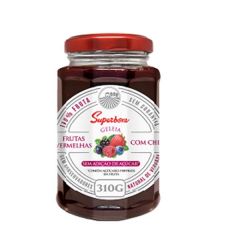 GELEIA SUPERBOM 100% FRUTA FRUTAS VERMELHAS C/CHIA 310G