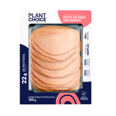 PEITO PERU DEFUMADO PLANT CHOICE 100G