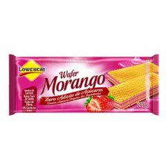 BISCOITO LOWÇUCAR WAFER ZERO MORANGO 115G