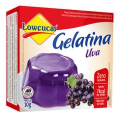 GELATINA ZERO LOWÇUCAR UVA 10G